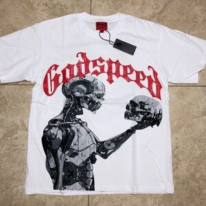 Godspeed White Graphic Tee